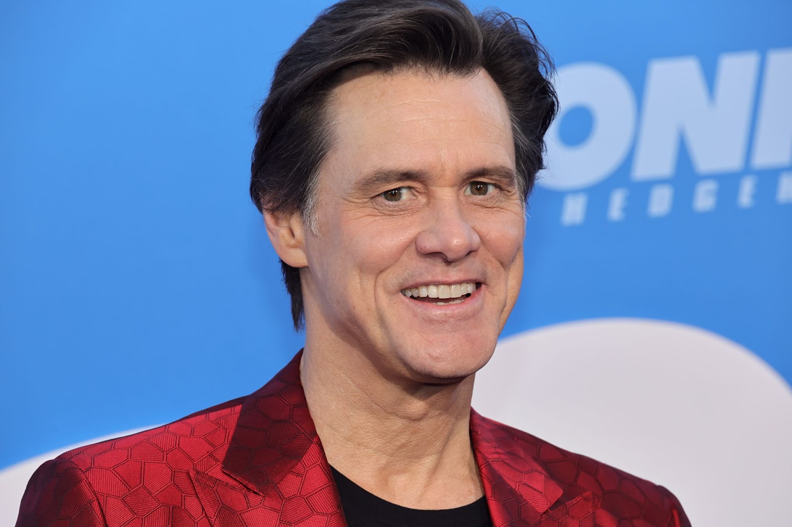 Jim Carrey en el estreno de "Sonic The Hedgehog 2" el 5 de abril de 2022, en Los Ángeles, California. | Fuente: Getty Images