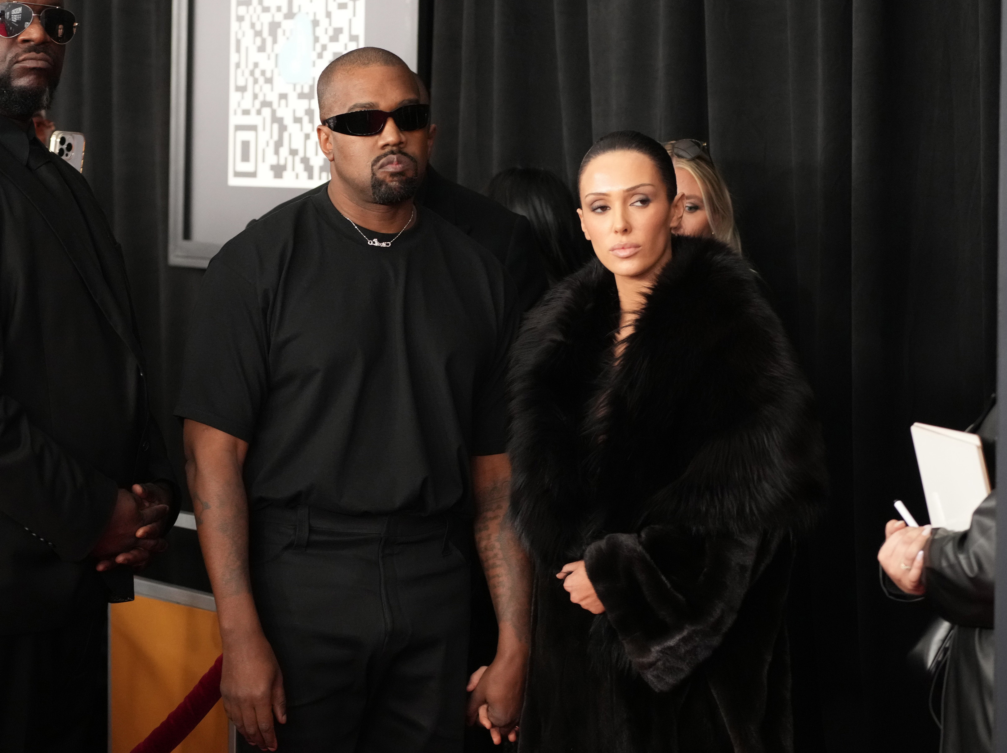 Kanye West y Bianca Censori en la 67ª edición de los Premios Grammy el 2 de febrero de 2025, en Los Ángeles, California. | Fuente: Getty Images