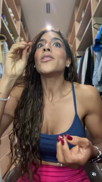 Francisca Lachapel durante su descargo tras recibir críiticas por su físico | Fuente: Instagram/francisca