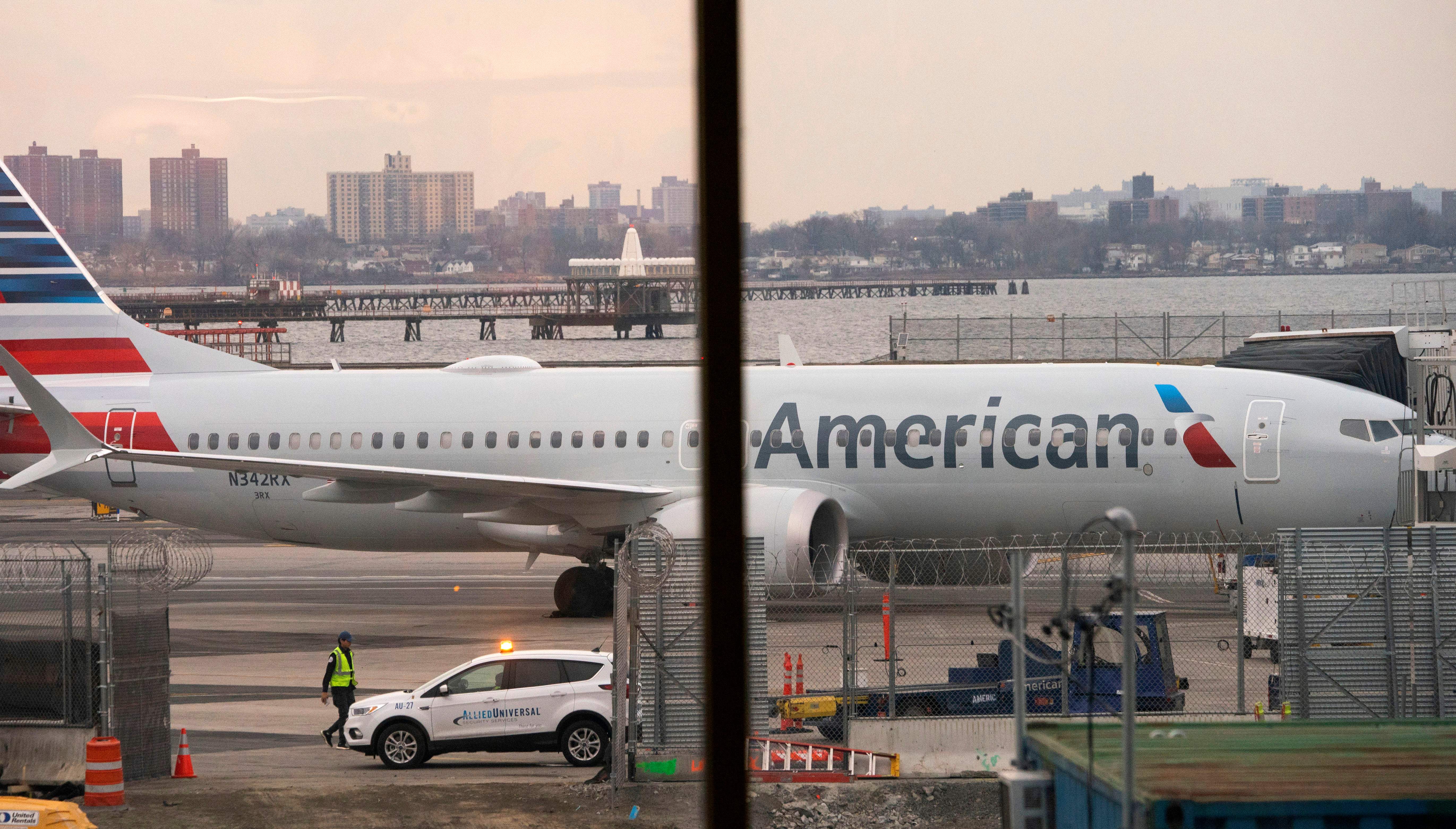 Un avión 737 Max de American Airlines. | Fuente: Getty Images