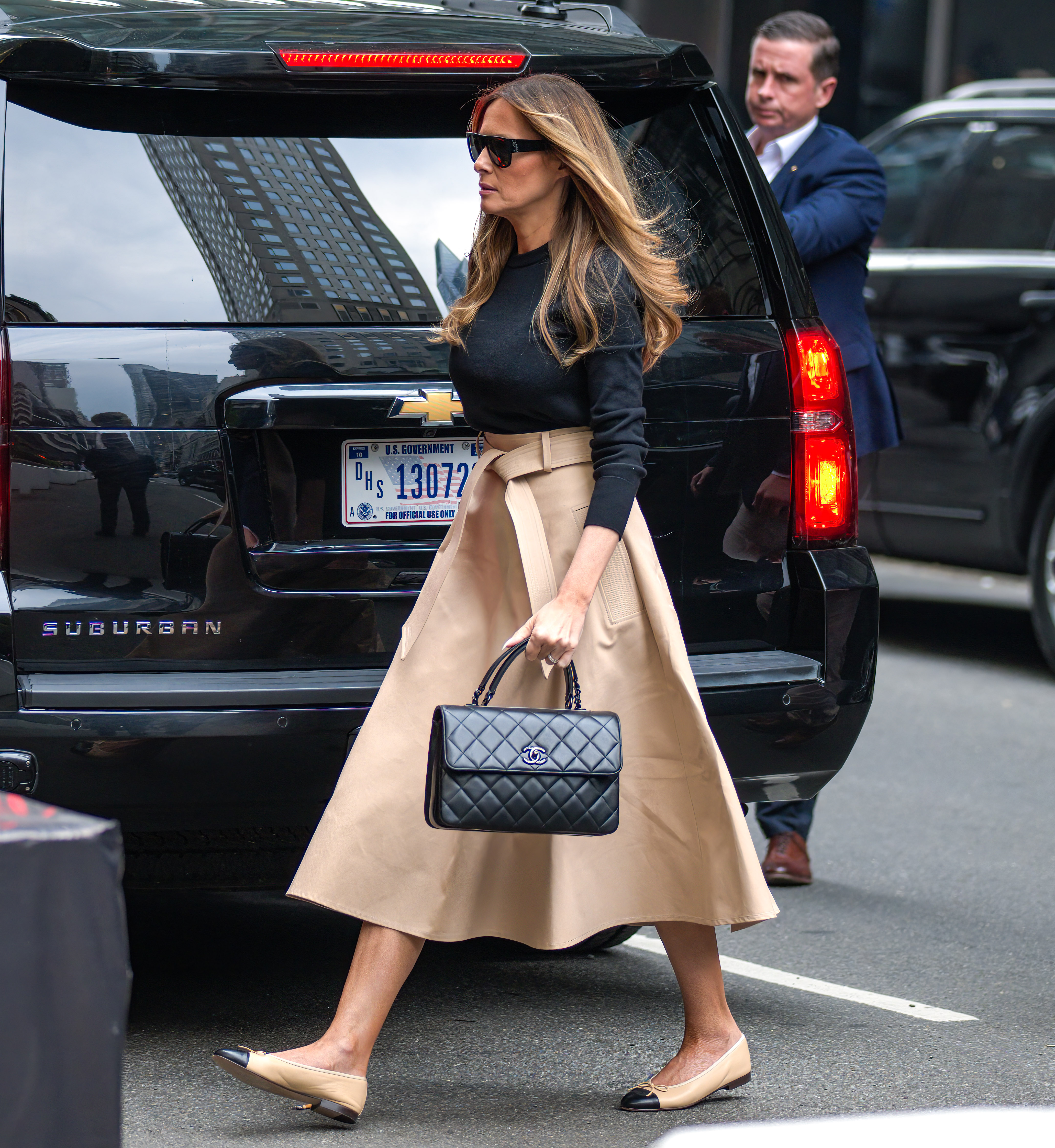 Melania Trump vista en Manhattan el 8 de junio de 2023. | Fuente: Getty Images