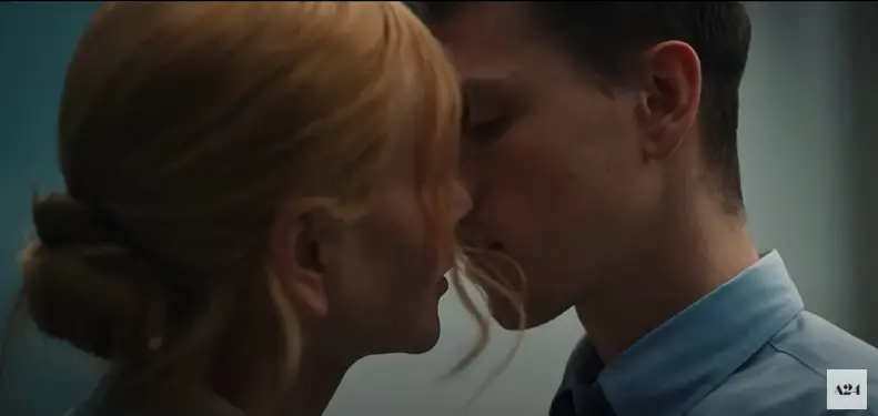 Nicole Kidman y Harris Dickinson rodando "Babygirl" | Fuente: YouTube/ A24