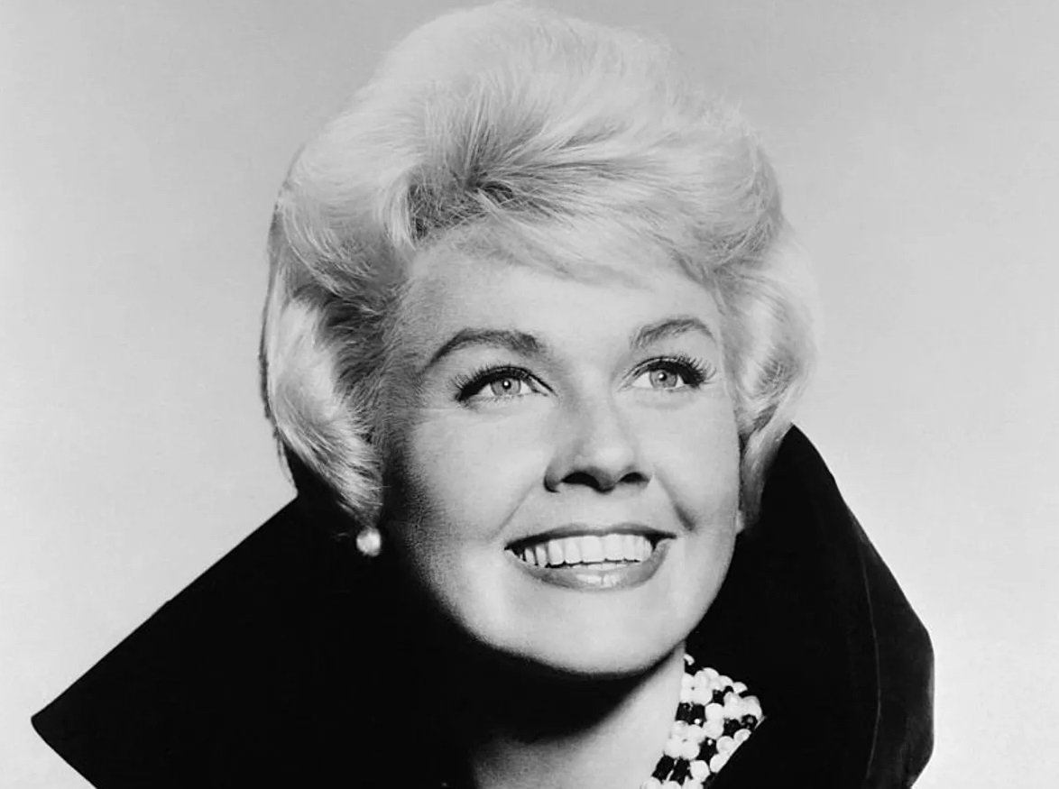 Retrato monocromático de Doris Day, el 01 de marzo de 1960. | Foto: Getty Images