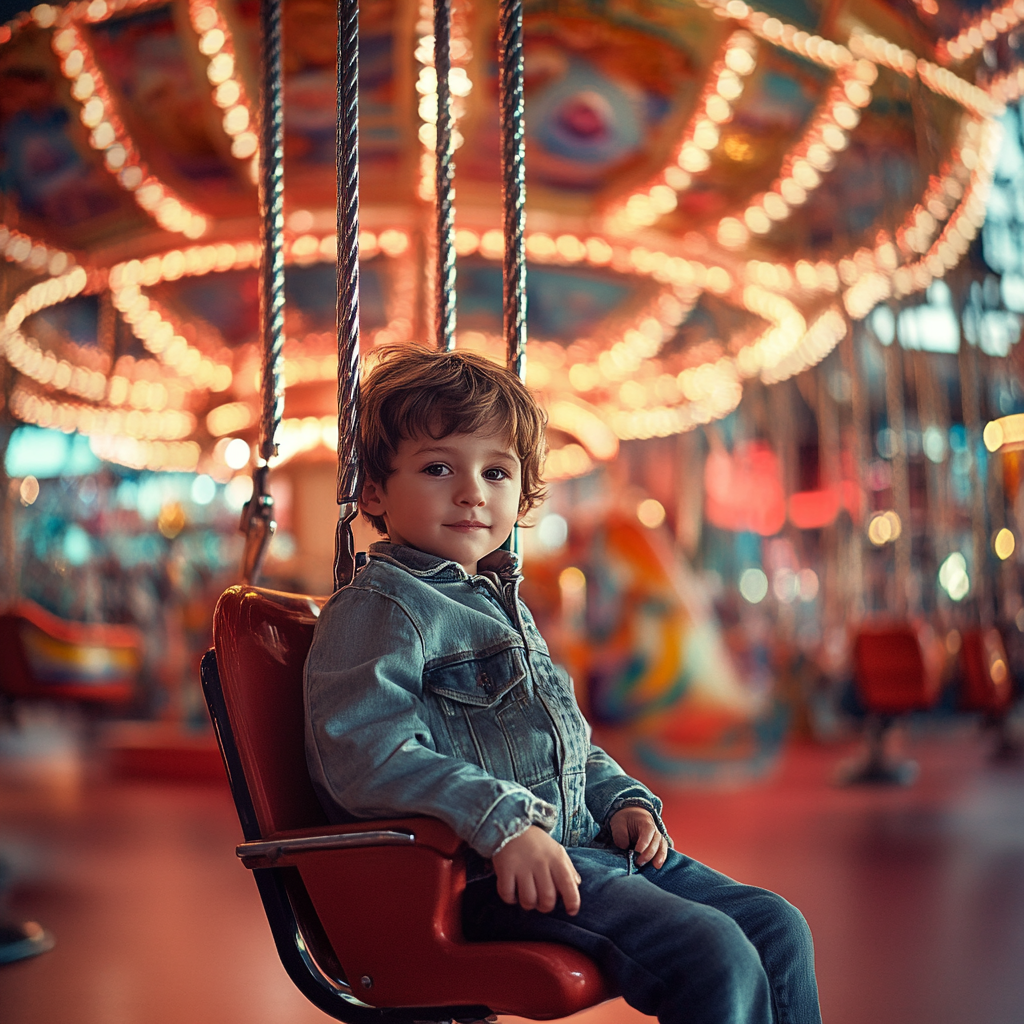 Harry en el parque temático | Fuente: Midjourney