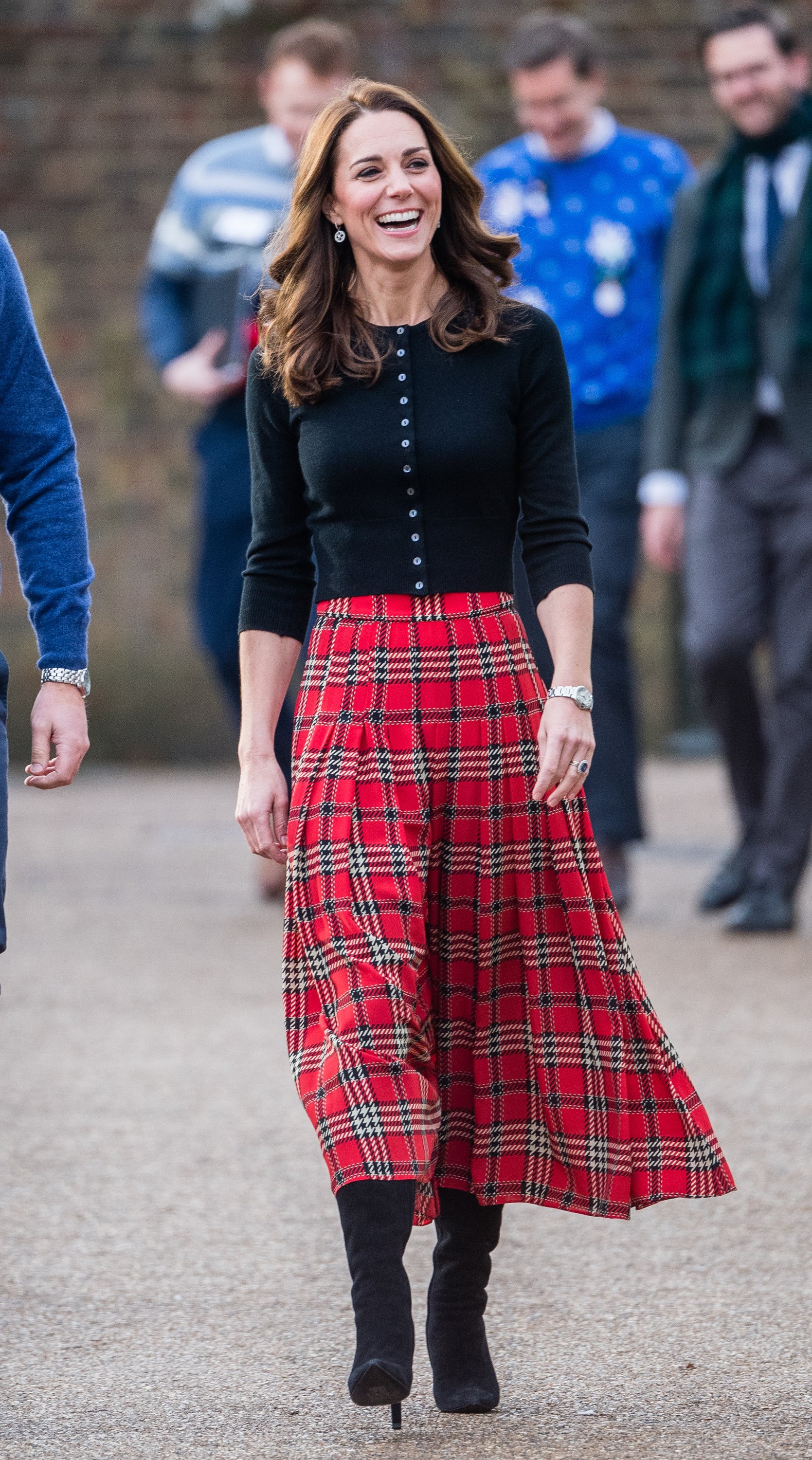 Kate Middleton en una fiesta en el Palacio de Kensington el 4 de diciembre de 2018 en Londres, Inglaterra. | Foto: Getty Images