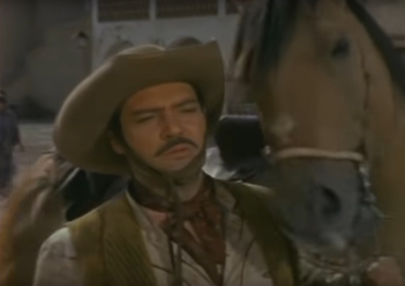 Narciso Busquets, famoso actor mexicano, en la película “Los Bandidos ”, de 1967. | Imagen: YouTube/butaca