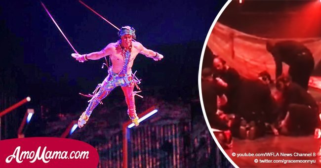 Actor del Cirque du Soleil muere tras caer desde las alturas durante peligrosa presentación