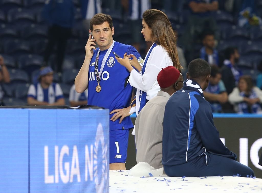 Iker y Sara durante las celebraciones del Campeonato FC Porto. l Fuente: Getty Images