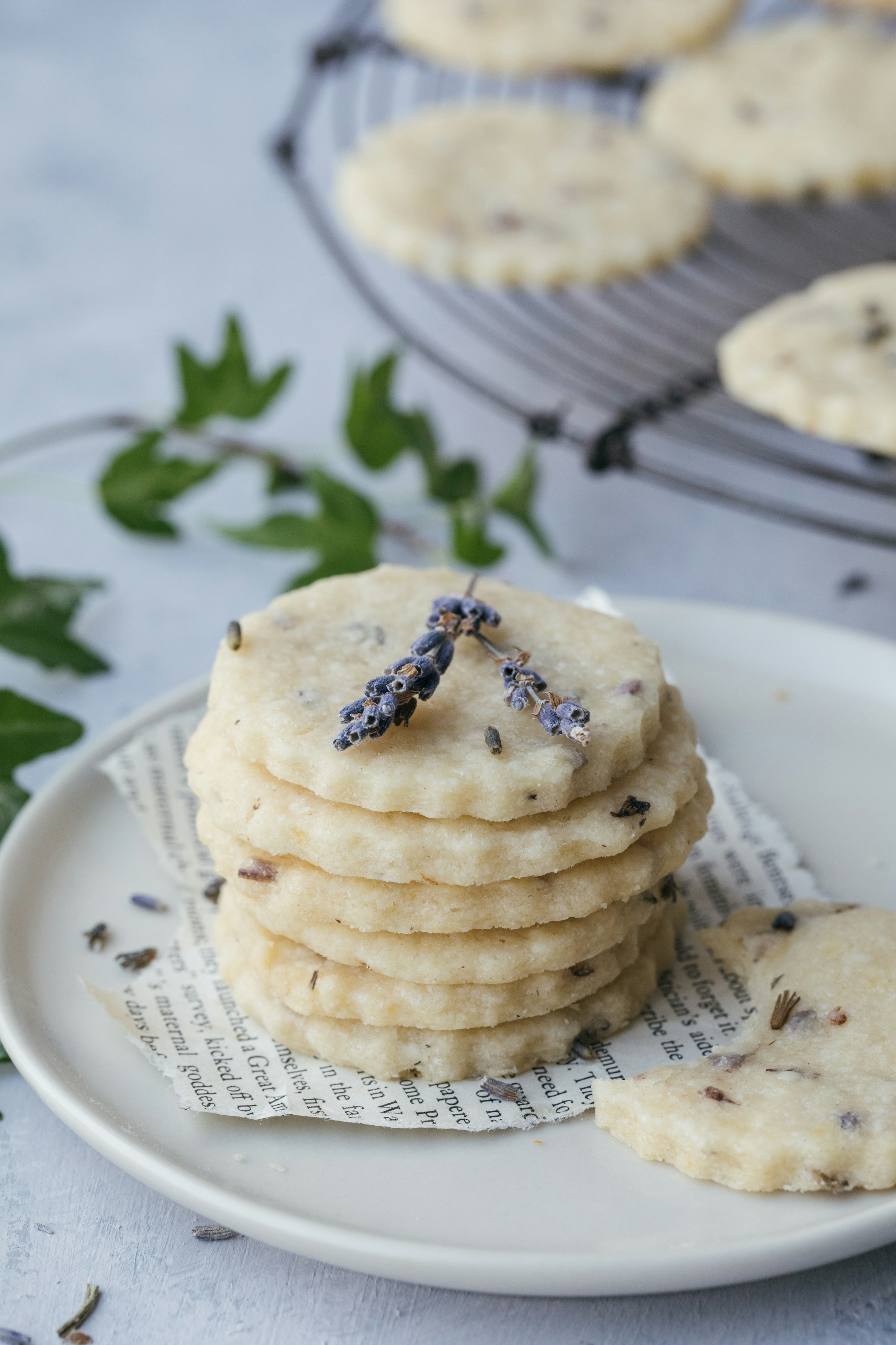 Galletas de mantequilla en un plato | Fuente: Unsplash