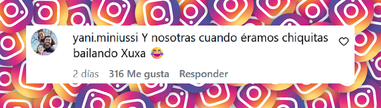 Comentario de una usuaria sobre el video de Anita y Sarah, las hijas de Pampita y Barby Franco | Fuente: Instagram/barbaritafranco21