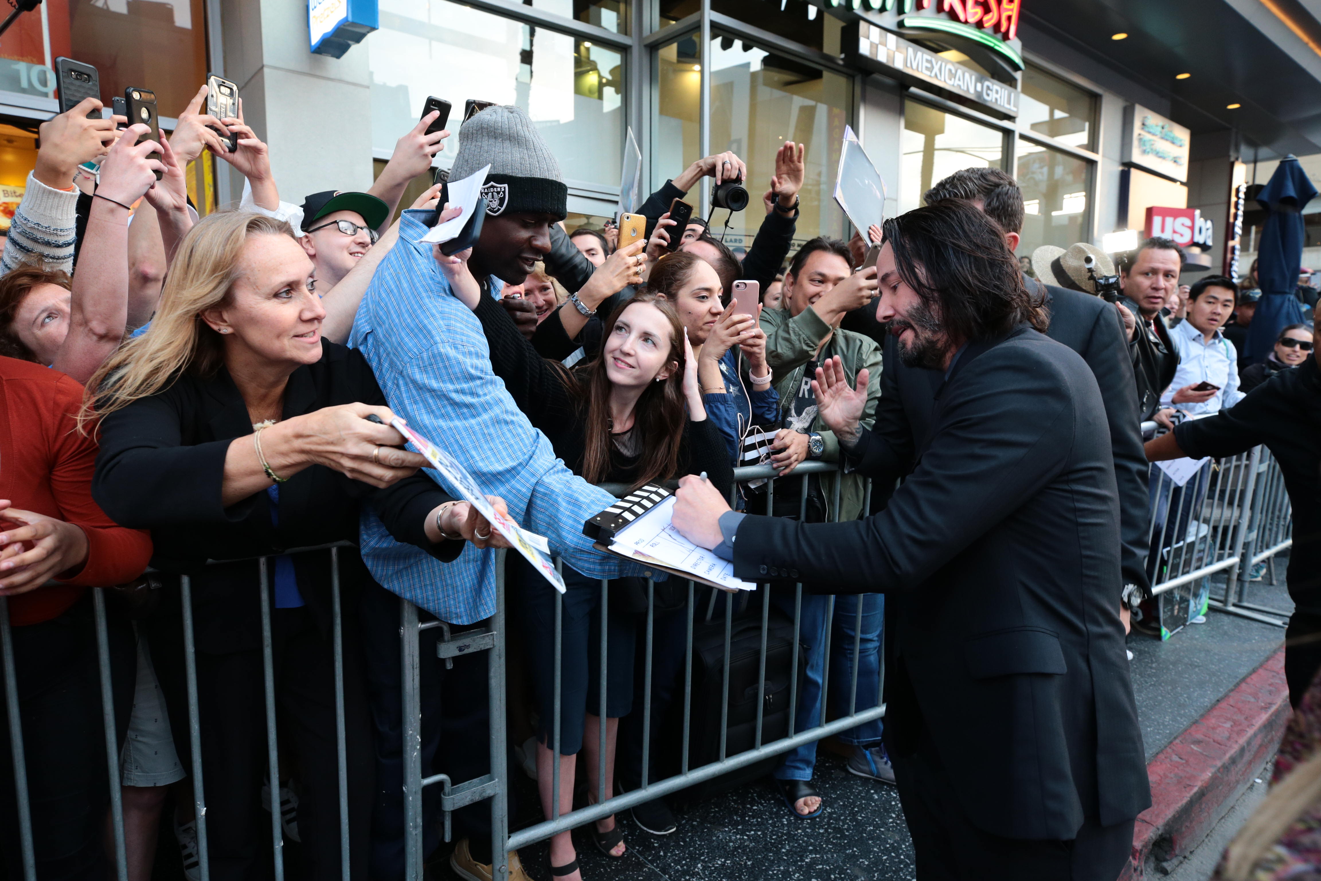 Keanu Reeves en la proyección especial de "John Wick: Chapter 3 - Parabellum" en Los Ángeles, el 15 de mayo de 2019. | Fuente: Getty Images