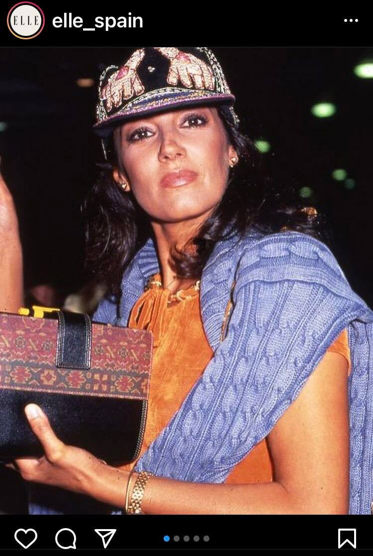 Carmen Ordóñez con vestimenta de inspiración marroquí. | Foto: Captura de Instagram / Elle