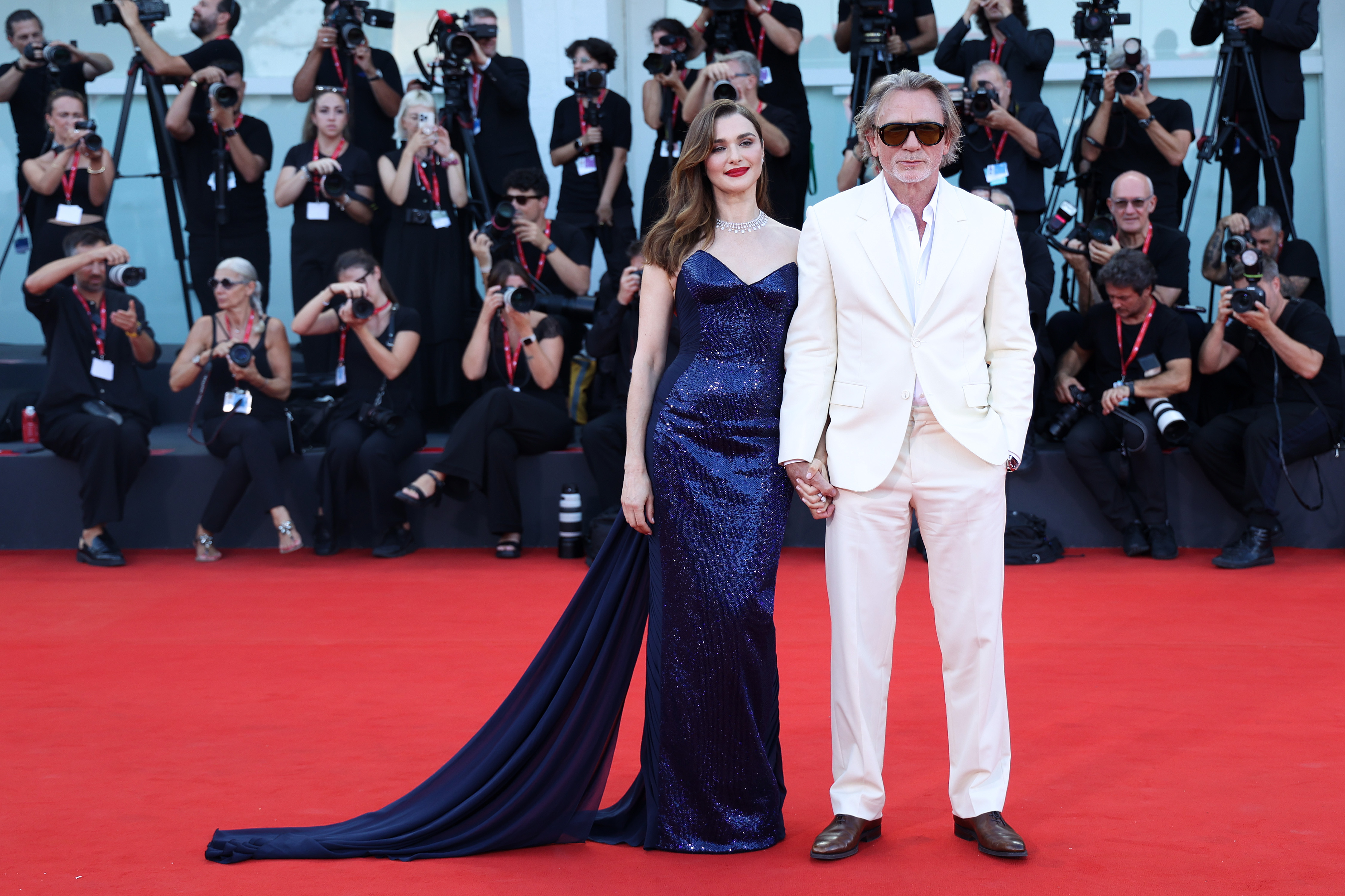 Rachel Weisz y Daniel Craig el 03 de septiembre de 2024, en Venecia, Italia | Fuente: Getty Images