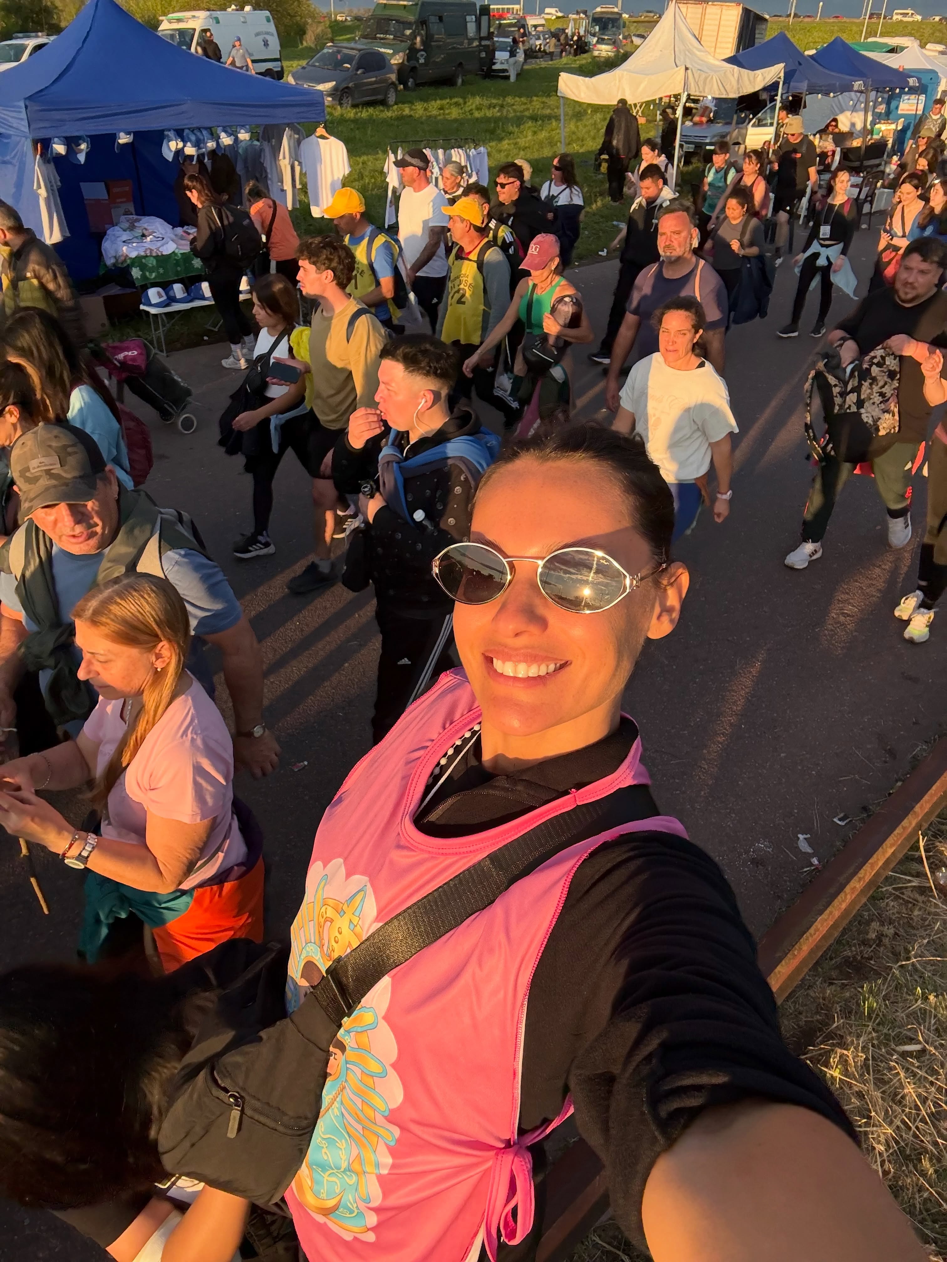 Carolina "Pampita" Ardohain durante su peregrinación en Luján | Fuente: Instagram/pampitaoficial