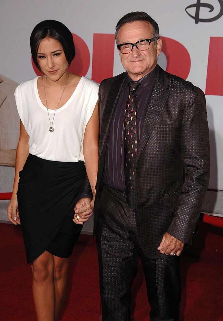 Zelda y Robin Williams en el estreno de 'Old Dogs', Hollywood, California, 2009. | Foto: Getty Images