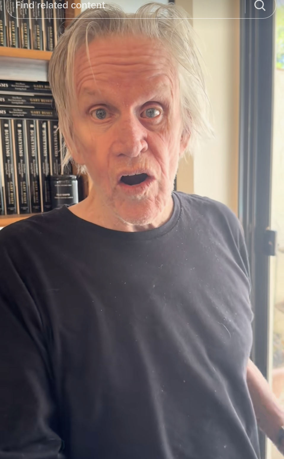 Gary Busey comparte pensamientos extravagantes con sus fans en TikTok | Fuente: TikTok/@buseyisms