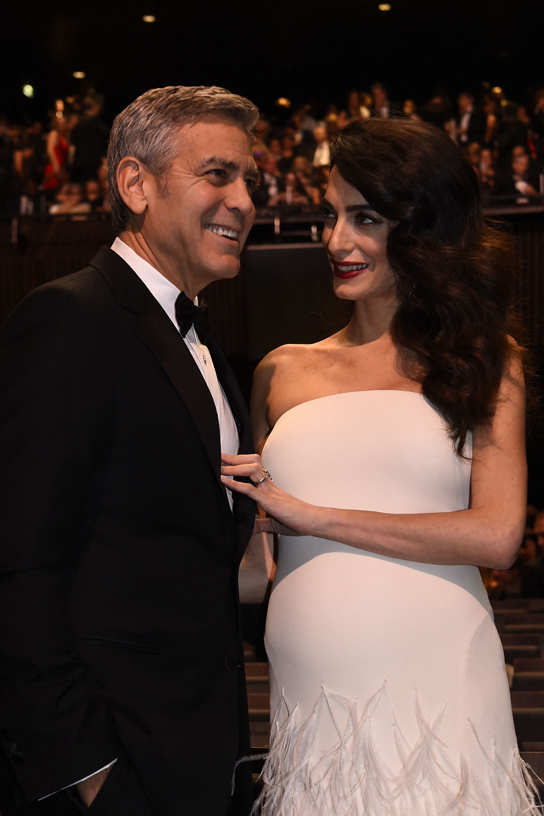 George y Amal Clooney el 24 de febrero de 2017 | Fuente: Getty Images