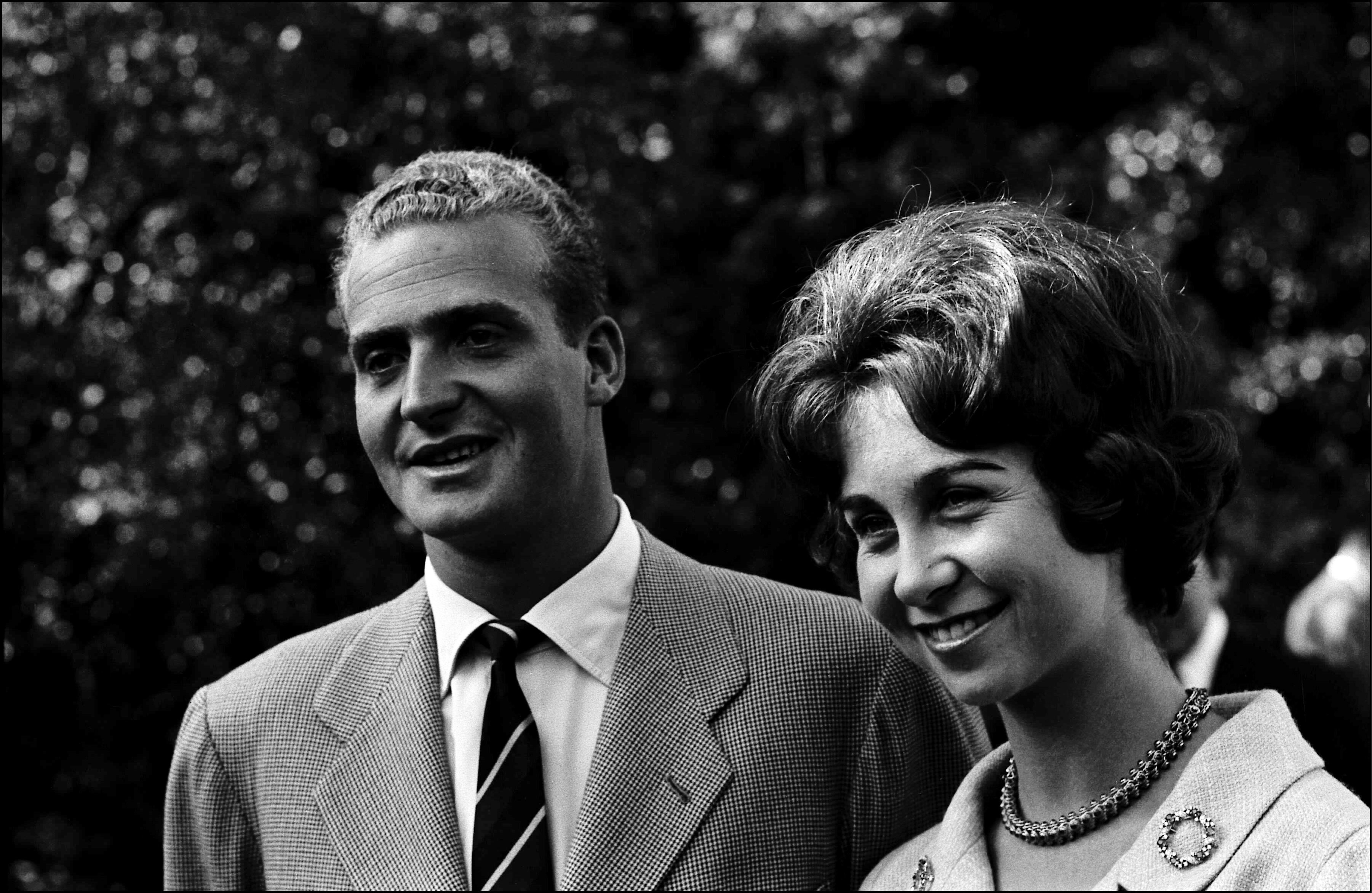 Compromiso de Juan Carlos de España y Sofía en España el 24 de septiembre de 1961. | Foto: Getty Images