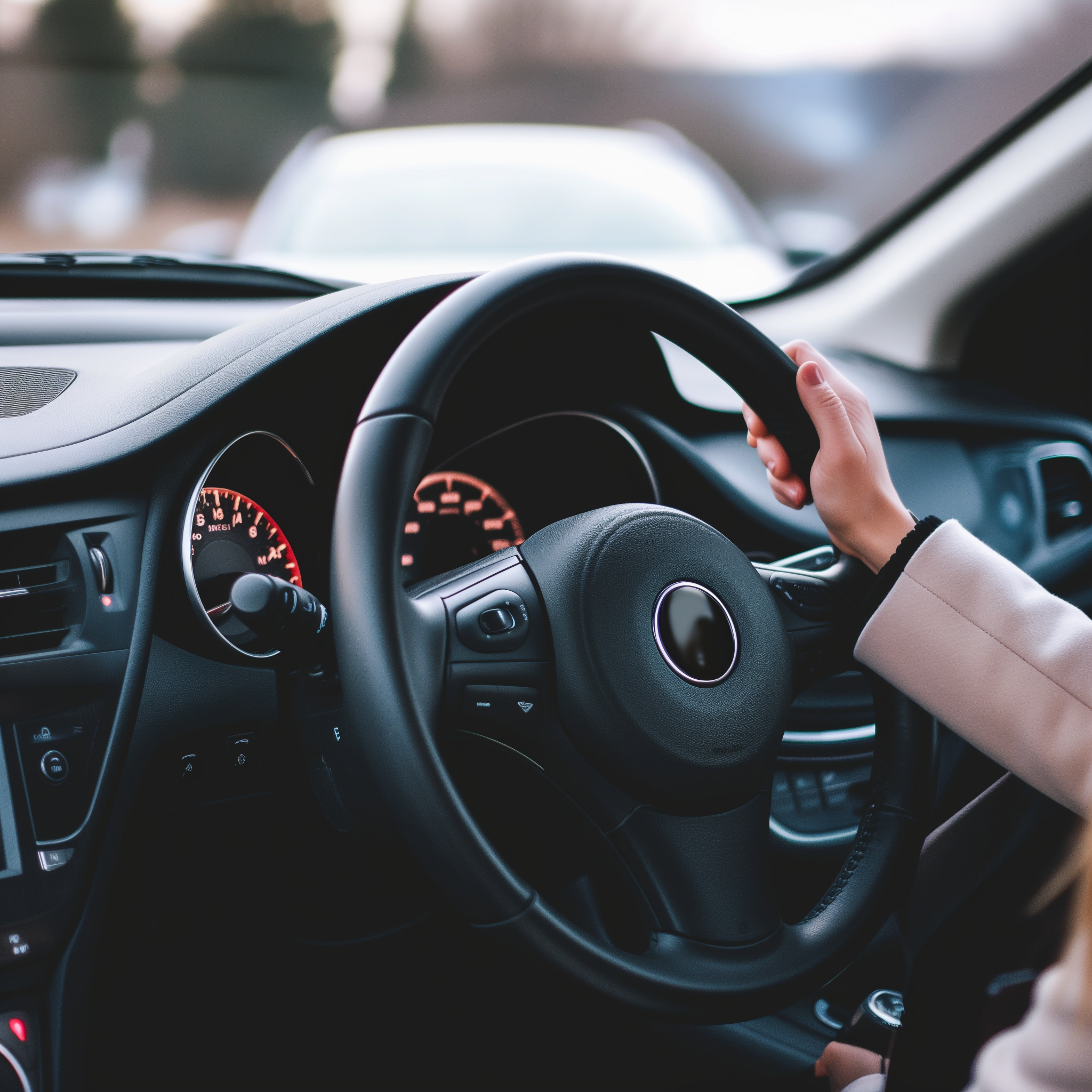 Una mujer conduciendo un Automóvil | Fuente: Midjourney