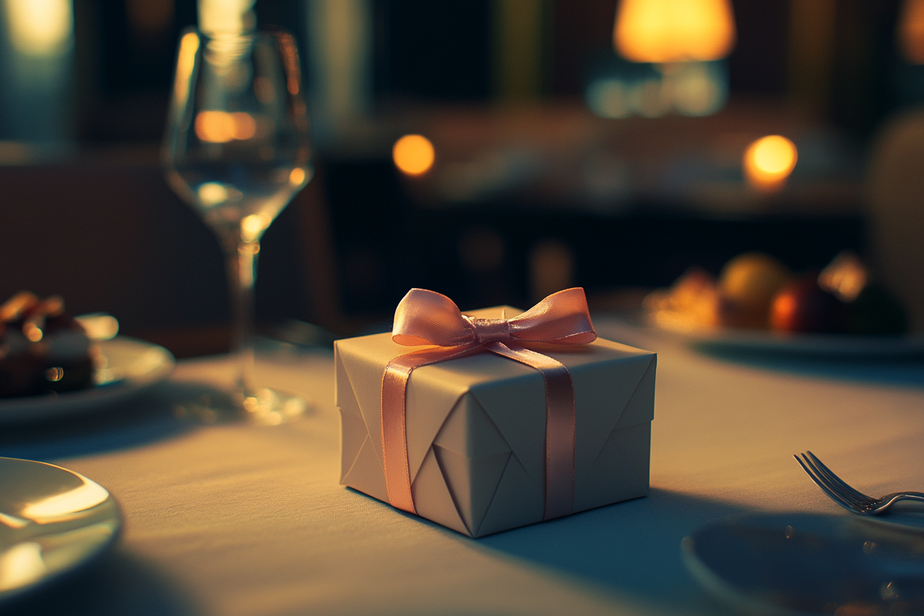 Una caja de regalo | Fuente: Midjourney