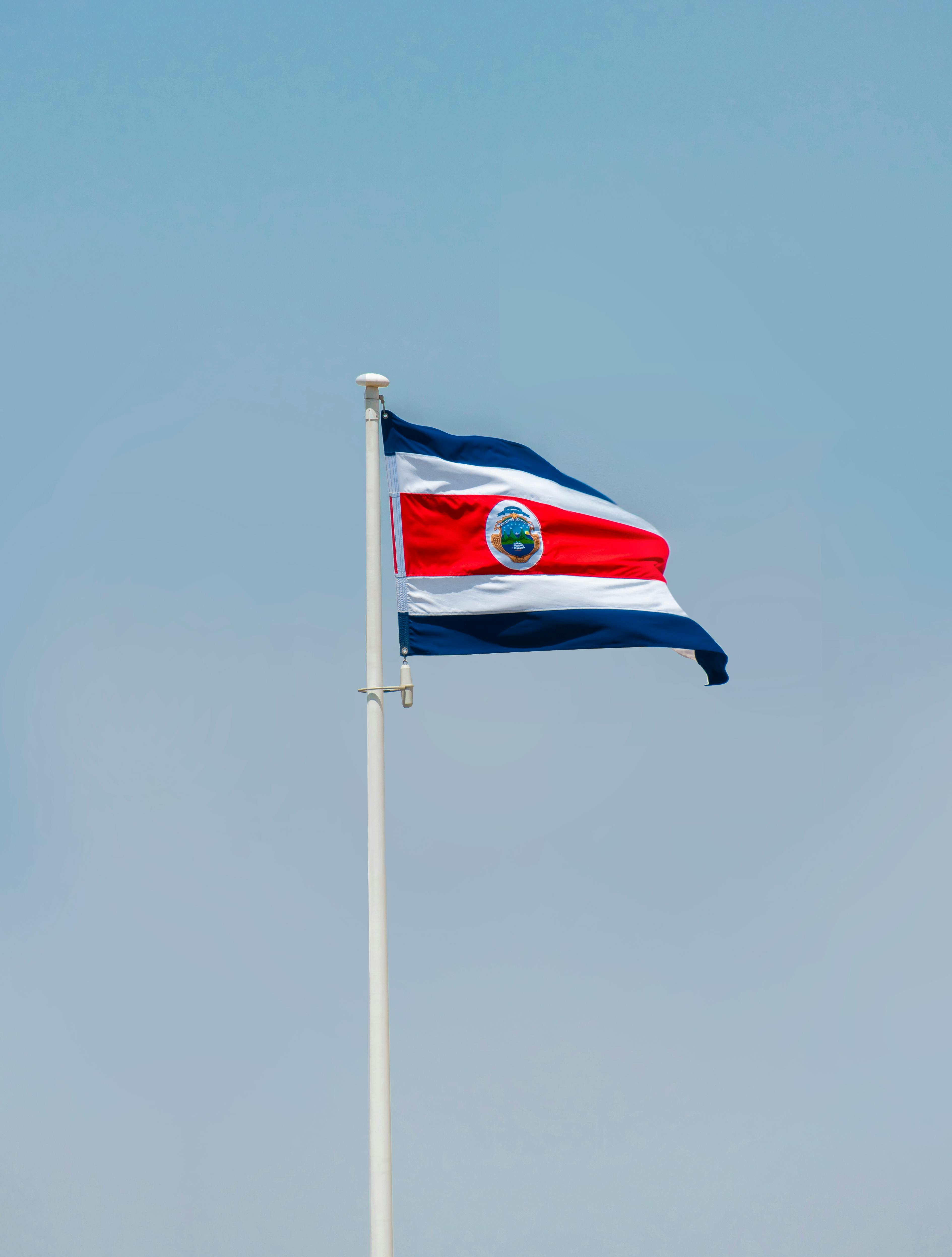 Bandera de Costa Rica | Fuente: Pexels