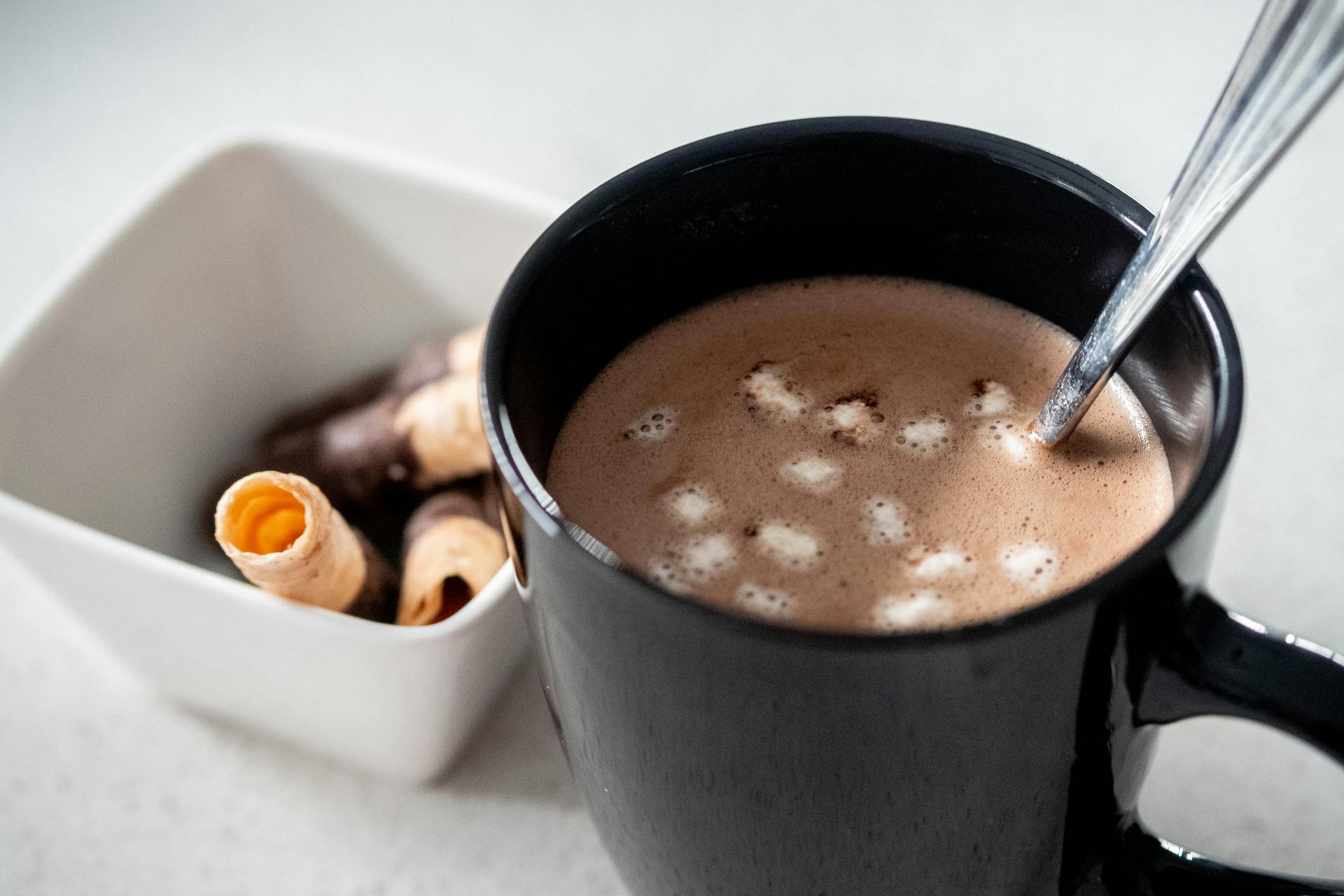 Una taza de chocolate caliente | Foto: Pexels