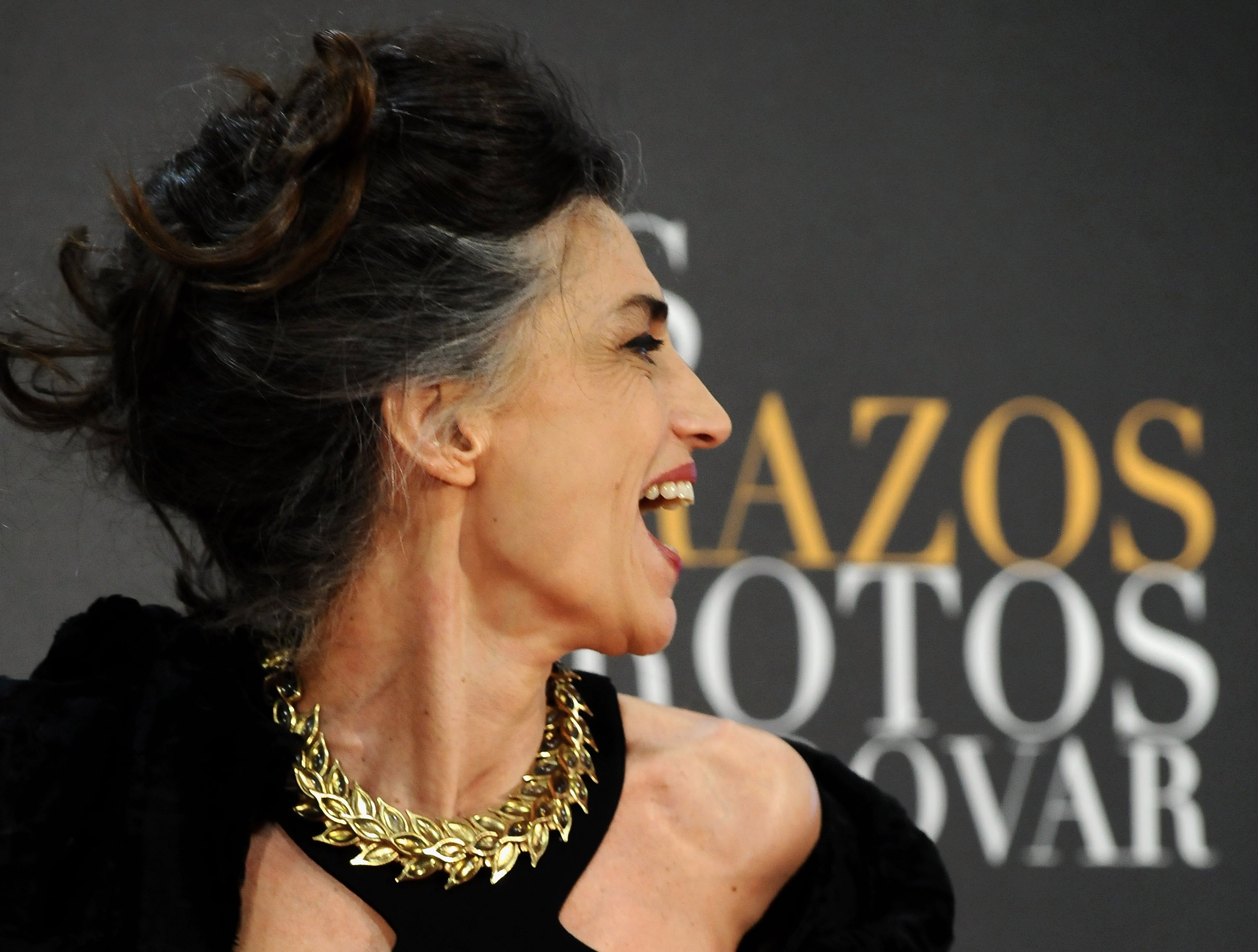 Ángela Molina en estreno de 'Los Abrazos Rotos' en marzo de 2009 en Madrid. | Foto: Getty Images