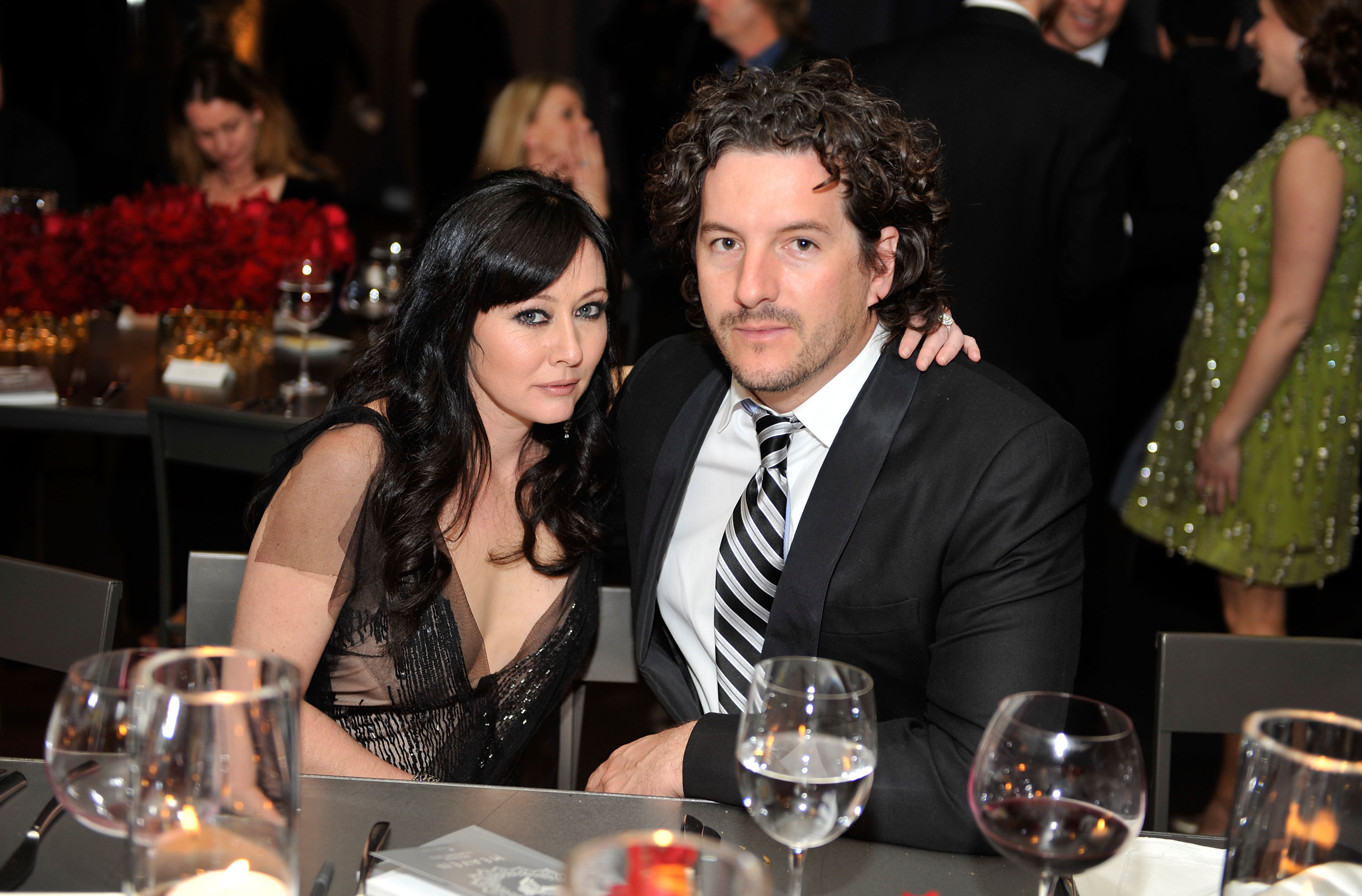 Shannen Doherty y Kurt Iswarienko en la 3ª Gala Benéfica Anual de Corbata Negra de The Art of Elysium el 16 de enero de 2010, en Beverly Hills, California. | Fuente: Getty Images