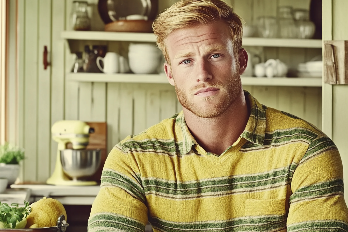 Un uomo in cucina | Fonte: Midjourney