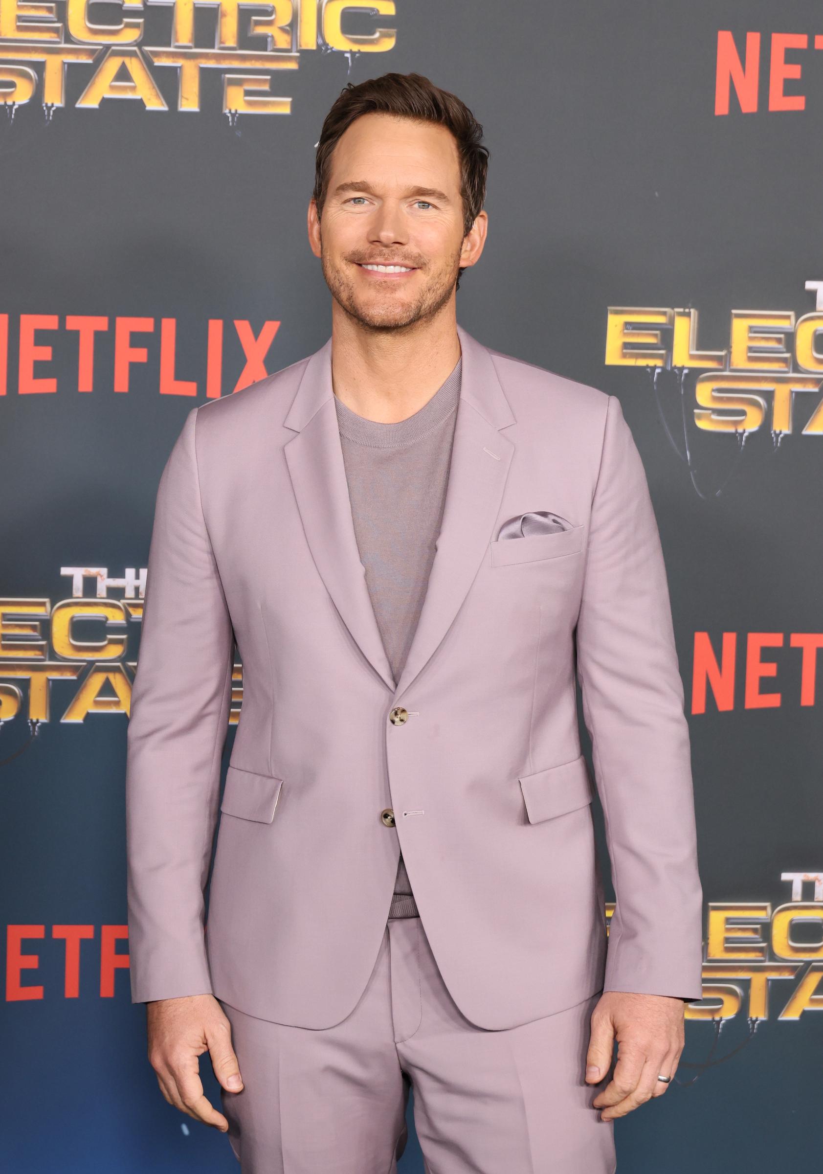 Chris Pratt en el estreno mundial de "The Electric State" en Los Ángeles, California, el 24 de febrero de 2025 | Fuente: Getty Images