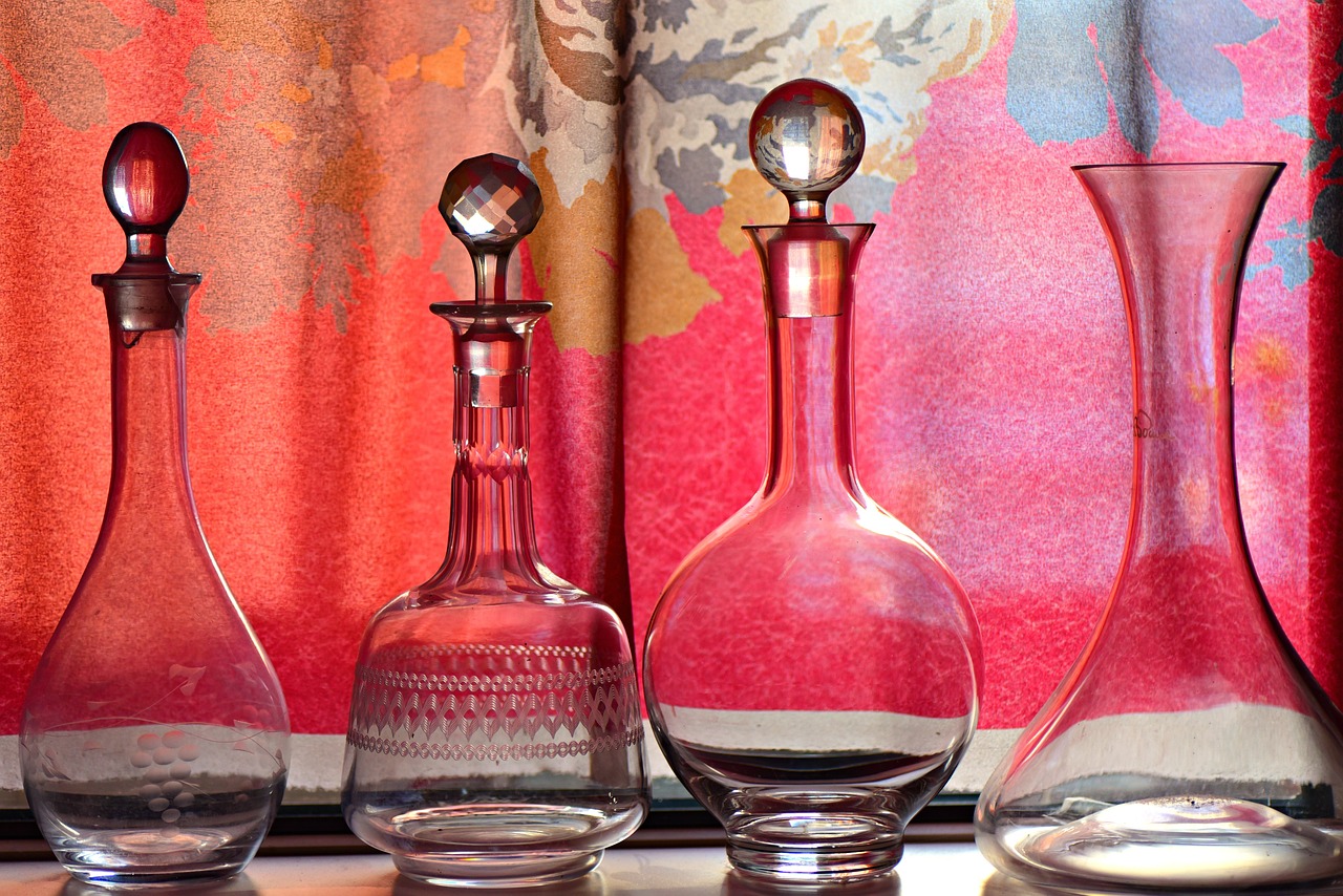 Botellas de vidrio antiguas | Foto: Pixabay