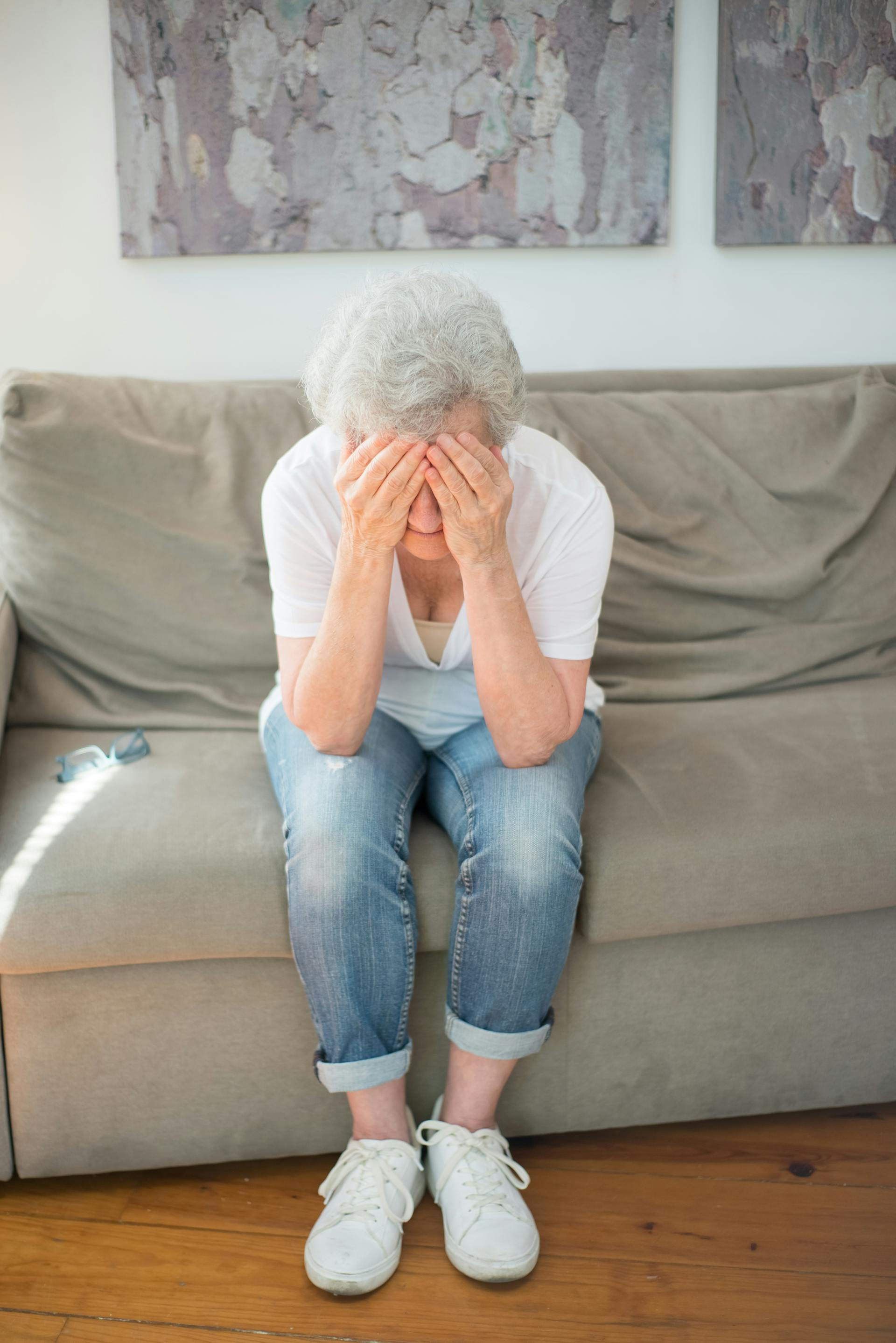 Una mujer llorando | Fuente: Pexels