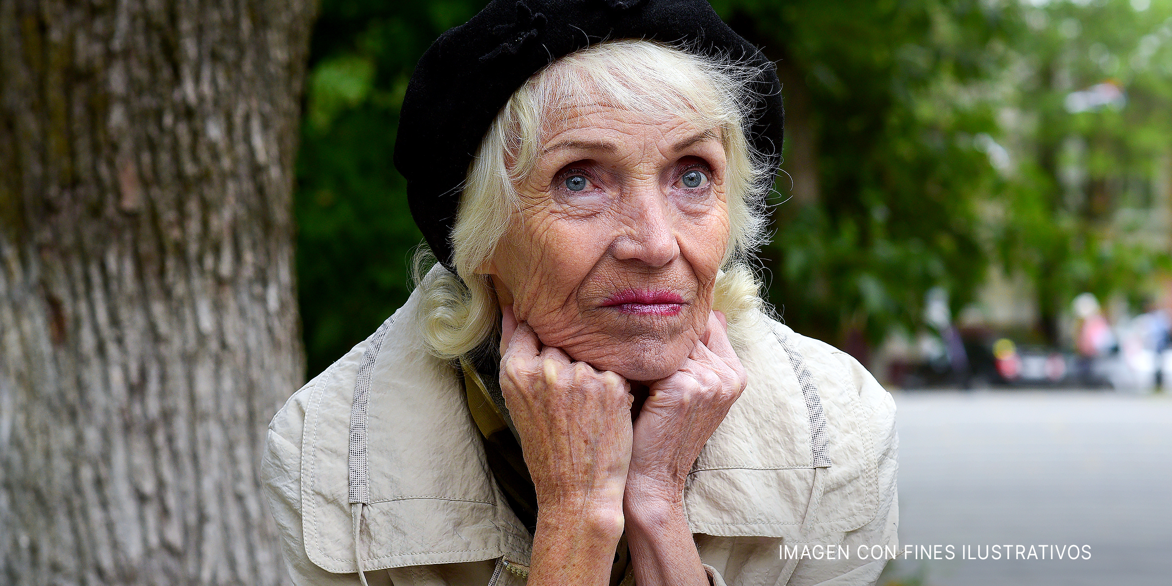 Anciana pensativa | Foto: Getty Images
