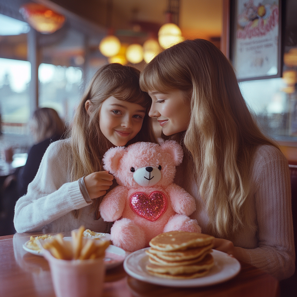 Una madre y su hija salen a almorzar | Fuente: Midjourney