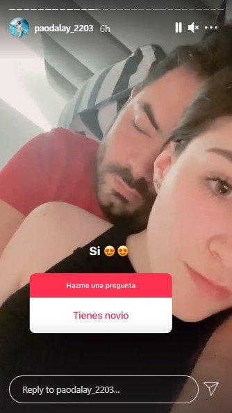 Paola y José Eduardo juntos. | Foto: Captura de pantalla de Instagram/paodalay_2203