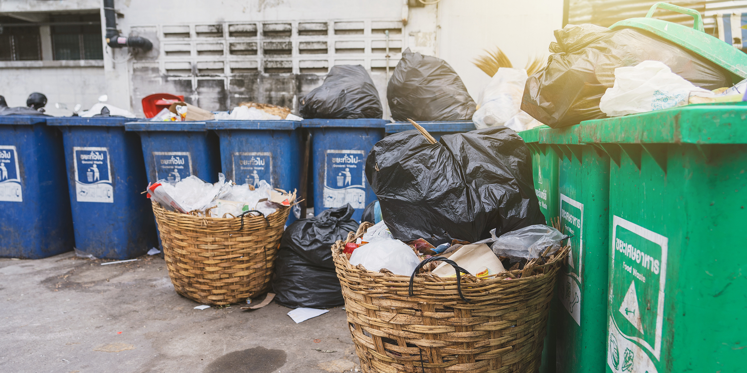 Cubos de basura | Fuente: Shutterstock