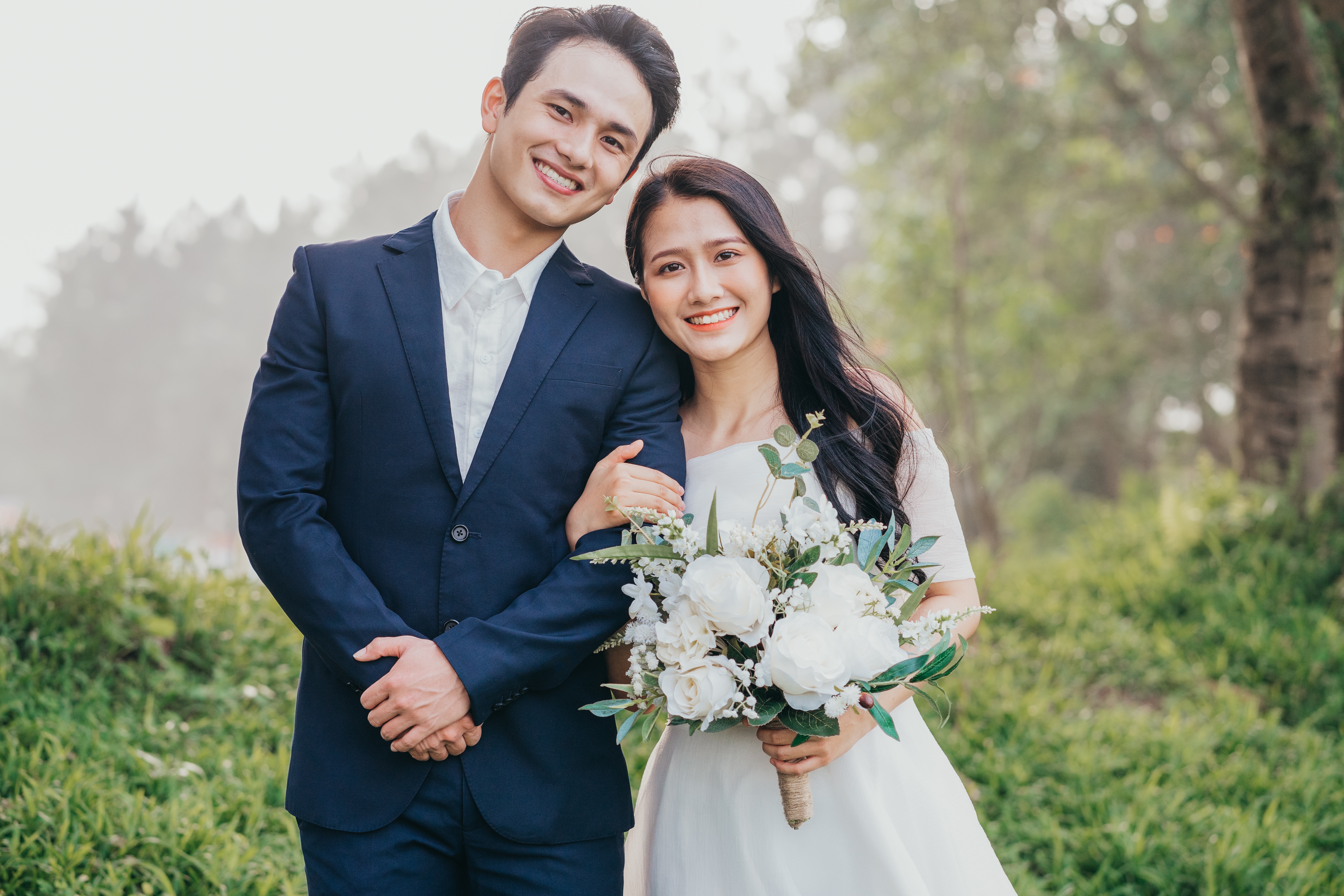 Una joven pareja el día de su boda | Foto: Shutterstock