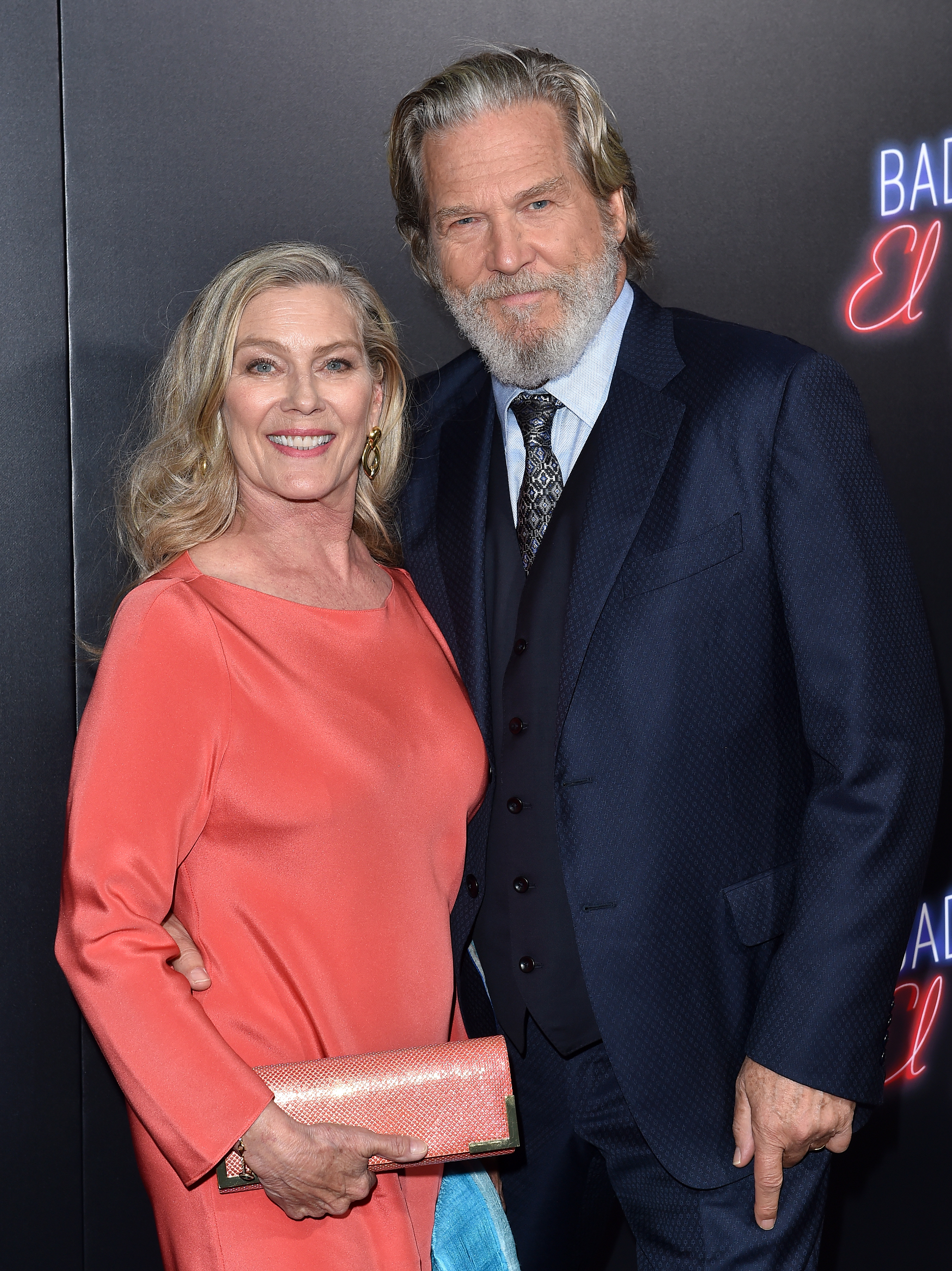 Susan y Jeff Bridges en el estreno de "Bad Times at the El Royale" el 22 de septiembre de 2018 en Hollywood, California. | Fuente: Getty Images