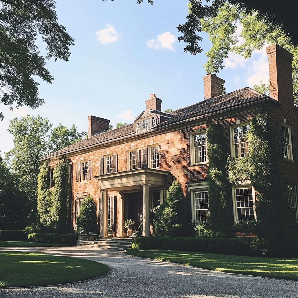 El exterior de una finca | Fuente: Midjourney