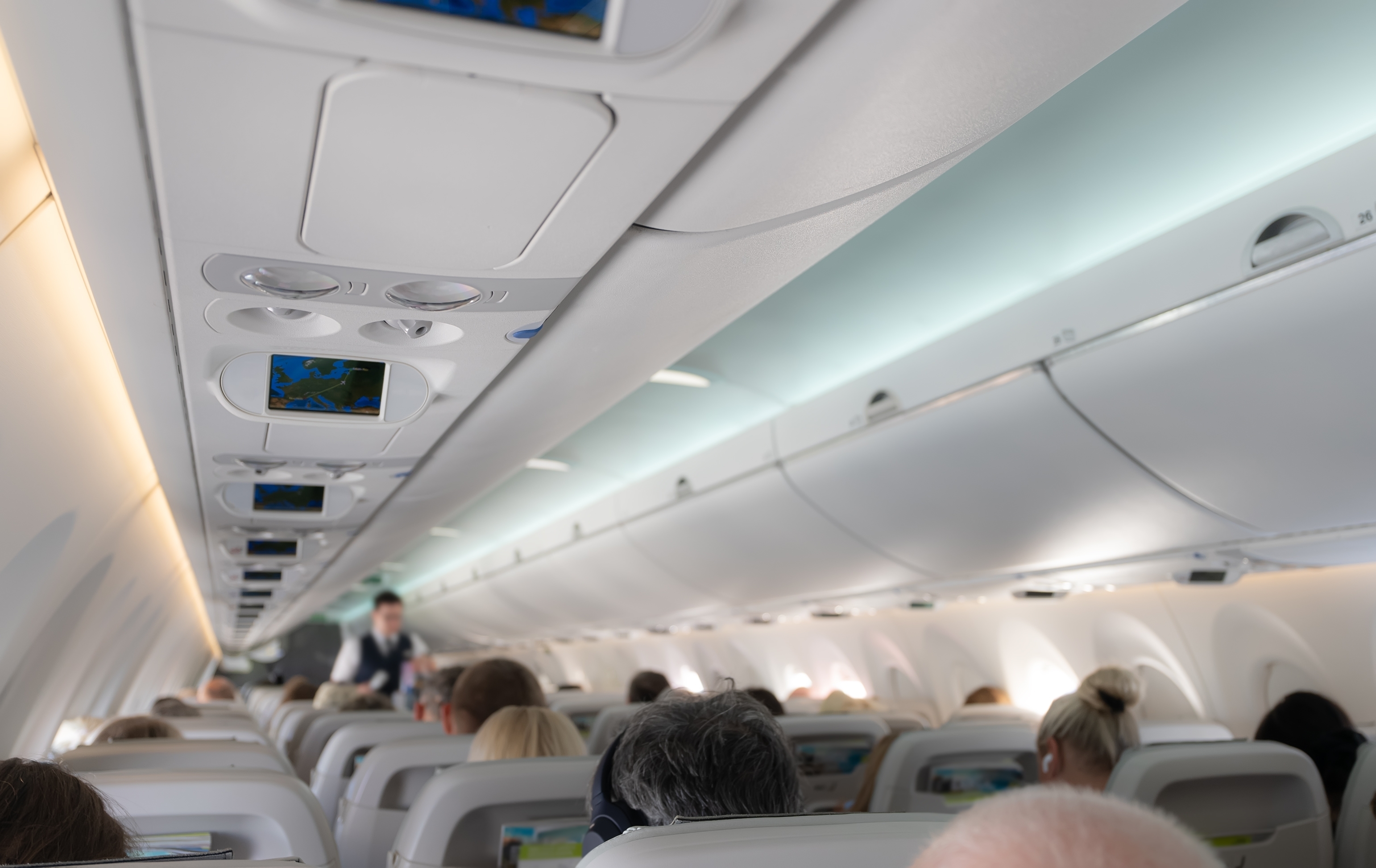 Avión con pasajeros | Fuente: Shutterstock