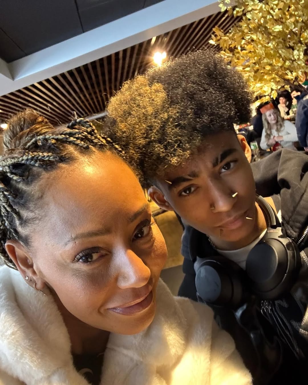 Foto de Mel B con su hijo, Angel, del 3 de abril de 2025 | Fuente: Instagram/officialmelb
