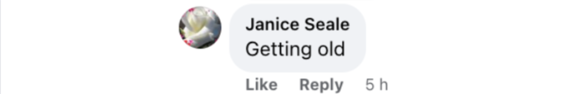 "Envejeciendo" | Comentario de un seguidor a la publicación en Facebook de Daily Mail en la que aparece Jennifer Aniston en París, Francia, el 15 de marzo de 2023. | Foto: Facebook/Daily Mail