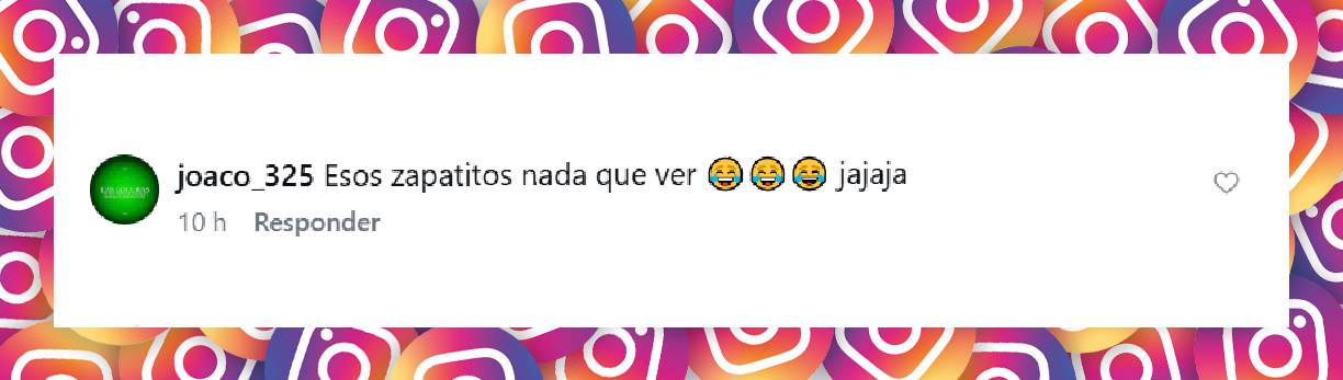Comentario de un usuario | Fuente: Instagram/lamanianaconmoria
