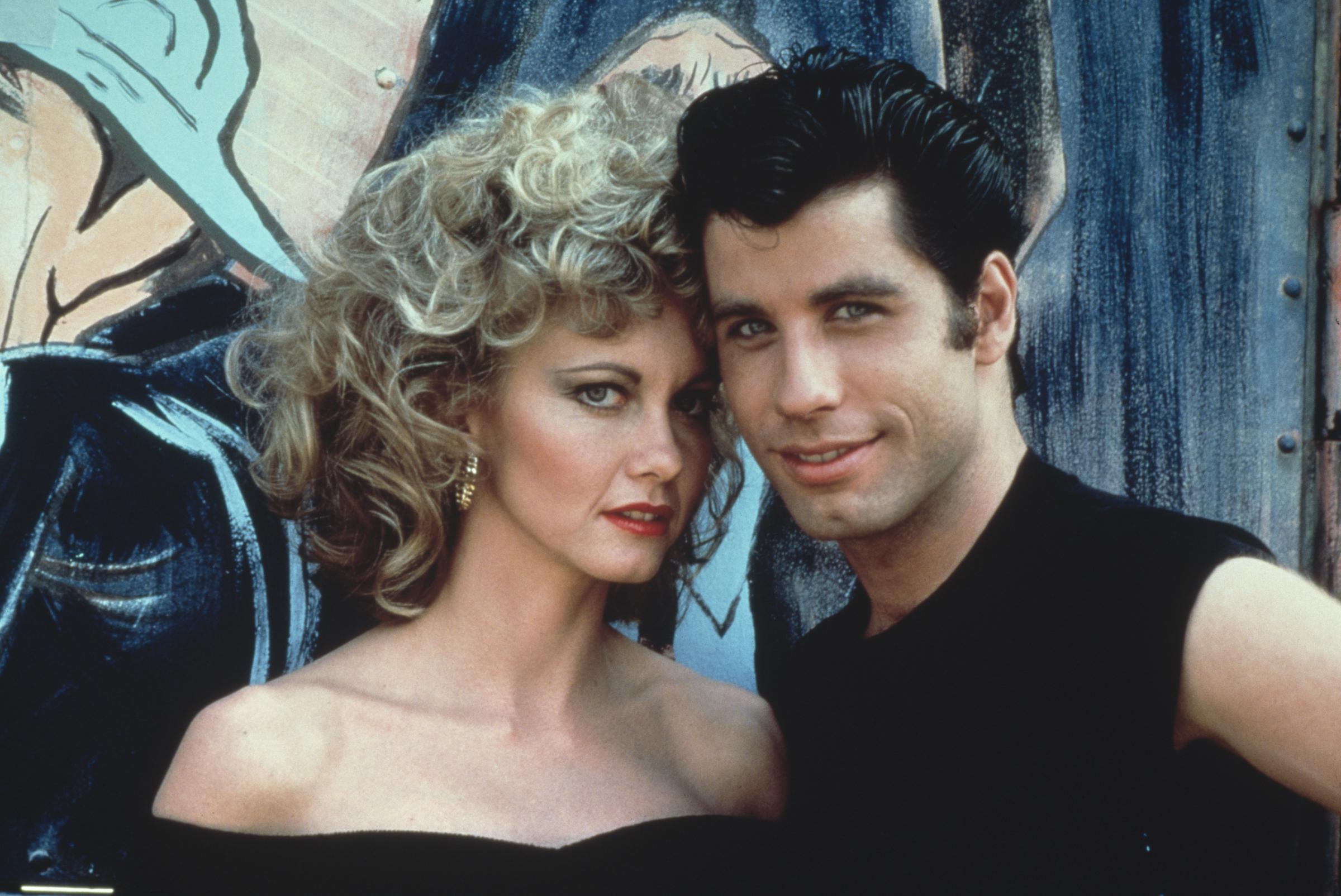 Olivia Newton-John y John Travolta en la película de Paramount "Grease", 1978 | Fuente: Getty Images