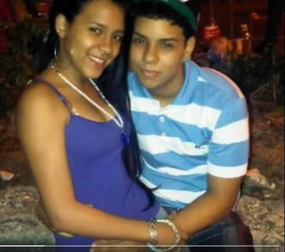 Edwin Alcides Acosta e Isamar Stefany Soriano. | Foto: Facebook.com/Valdez Whitney