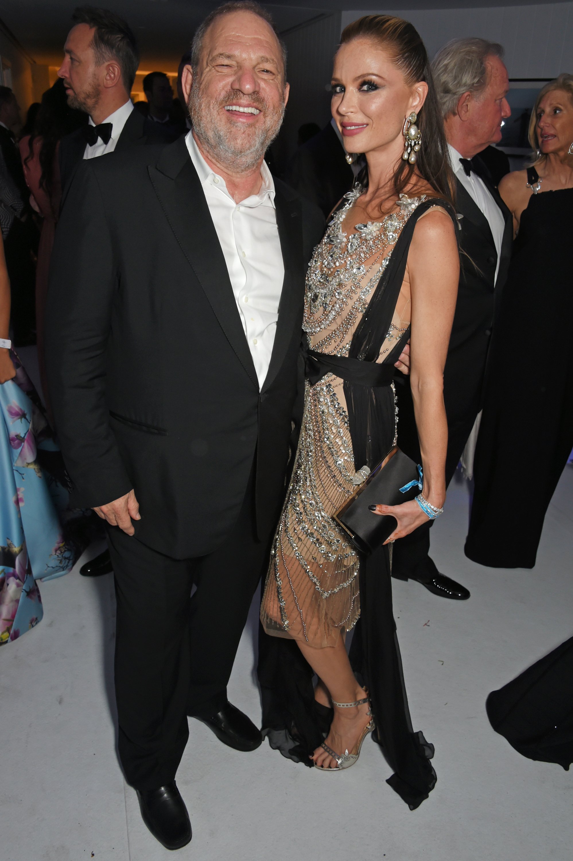 Harvey Weinstein y Georgina Chapman asistir a la amfAR Gala Cannes 2017 en el Hotel du Cap-Eden-Roc el 25 de mayo de 2017 en Cap d'Antibes, Francia. | Foto: Getty Images