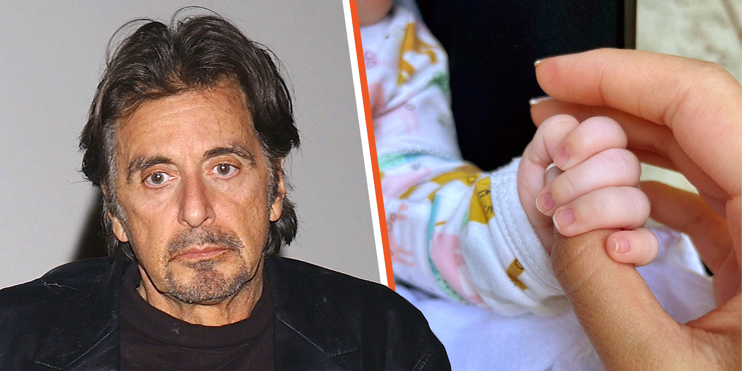 Al Pacino | Noor Alfallah y Roman Alfallah Pacino manos | Fuente: Getty Images | Instagram.com/nooralfallah