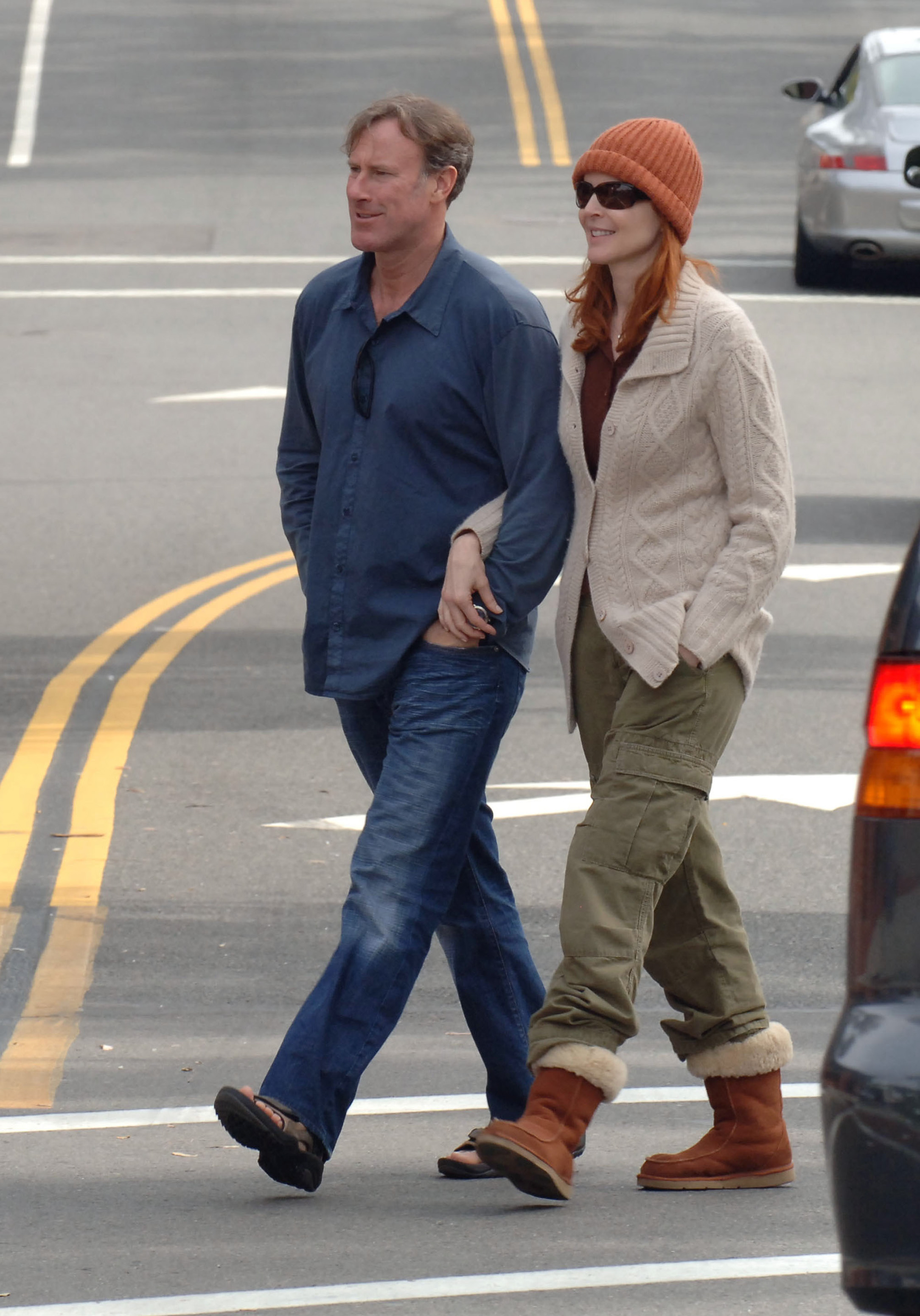 Tom Mahoney y Marcia Cross vistos el 26 de marzo de 2006, en Los Ángeles, California. | Fuente: Getty Images