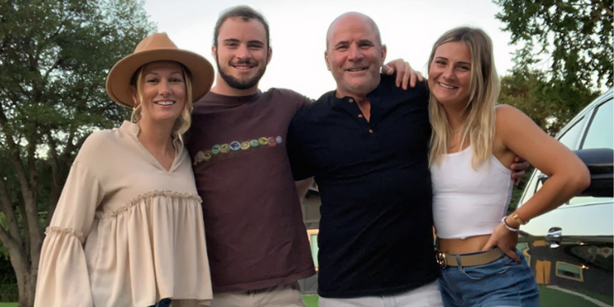 Jeff Ramsey con su esposa Tanya y sus hijos, Jake y Rachel | Fuente: Facebook/tanya.kolb