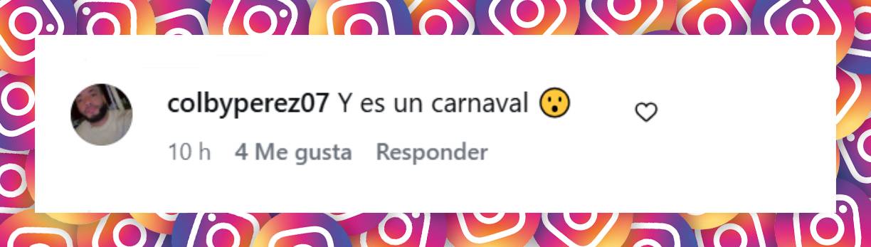 Comentario de un usuario | Fuente: Instagram/univision
